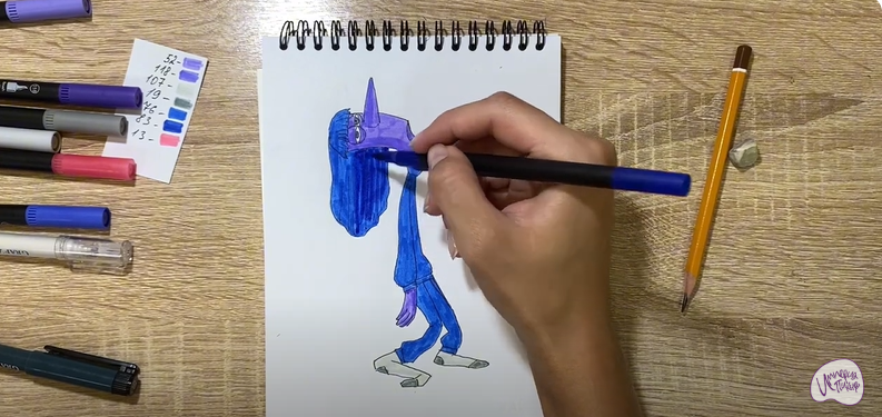 Рисуем Хандра из "Головоломки 2"