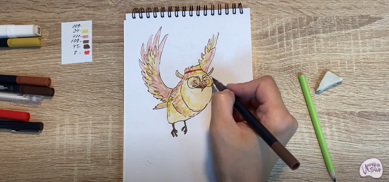 Рисуем Сова из "Царевны"