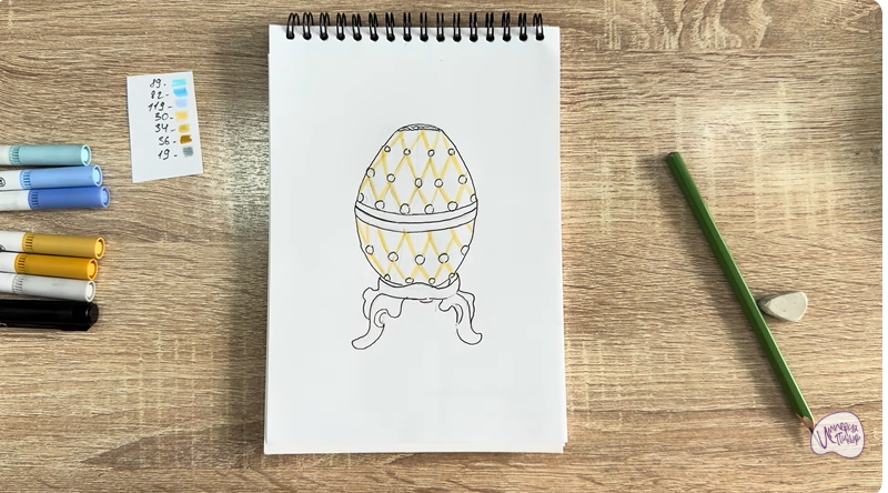 Рисуем Яйцо Фаберже