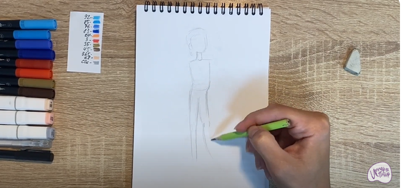 Рисуем Кристина из мультфильма "Финник"