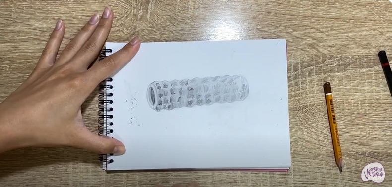 Рисуем Ролик массажный