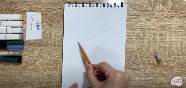 Рисуем Сыр с плесенью