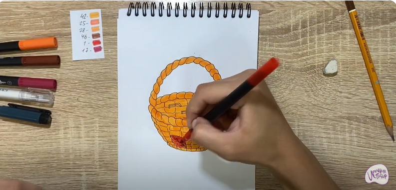 Рисуем Корзинка