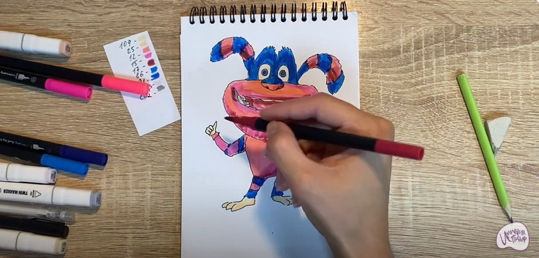 Рисуем Ози из "Финник"