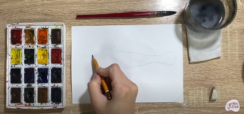 Рисуем Рыба "Бычок"