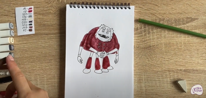 Рисуем Шнюк из "Лунтика"