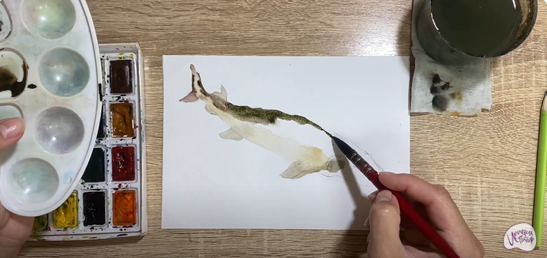 Рисуем Стерлядь