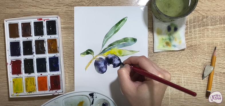 Рисуем Маслины