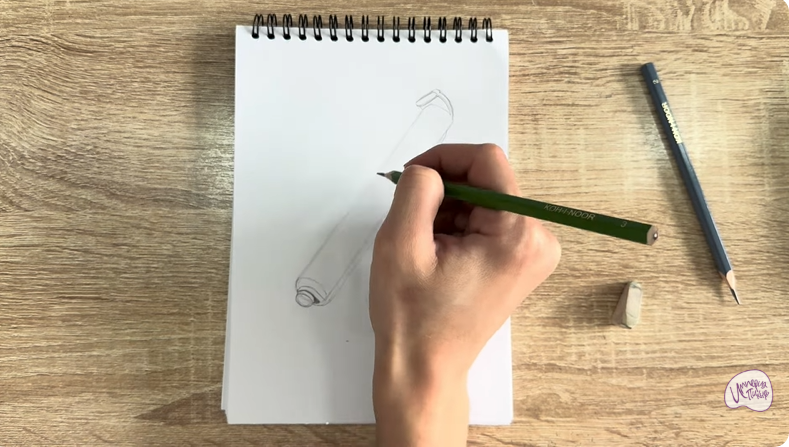 Рисуем Коклюшки для завивки