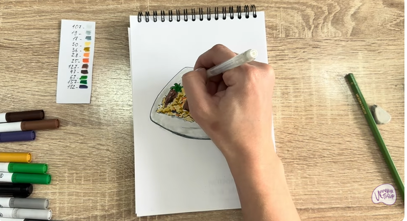 Рисуем Плов