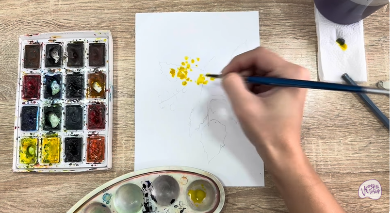 Рисуем Магония