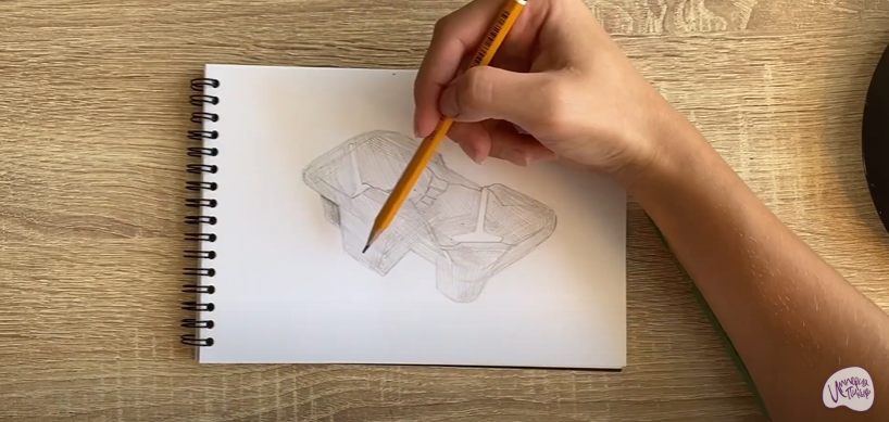 Рисуем Держатель для стаканов
