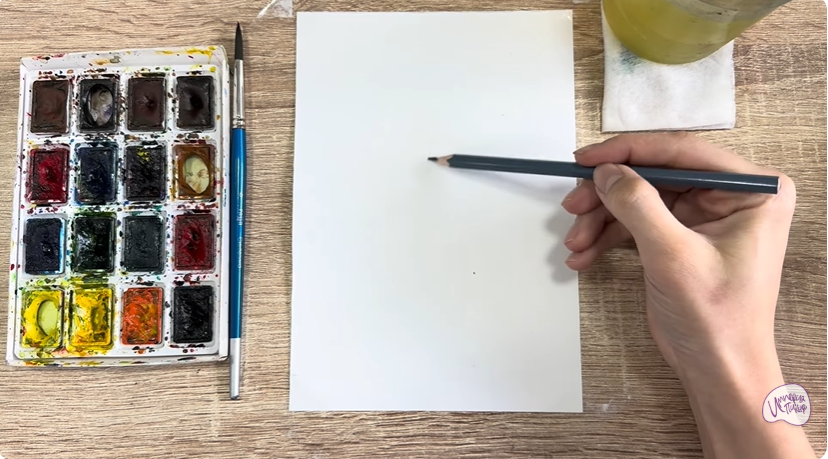 Рисуем Сафлор красильный