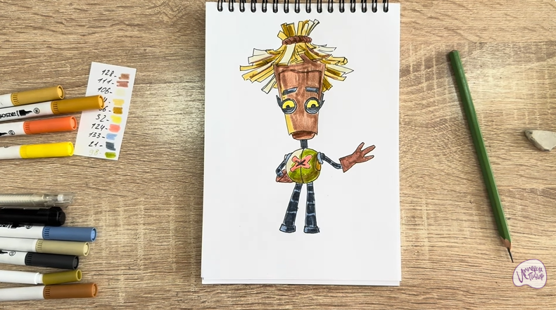 Рисуем Баквит из "Герои Энвелла"