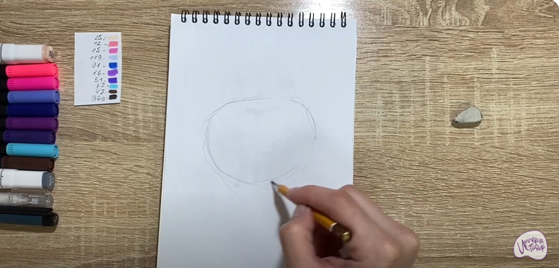 Рисуем Варя из мультика "Чуч-Мяуч"