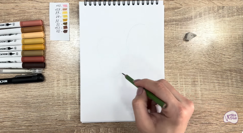 Рисуем Морт из "Мадагаскар"