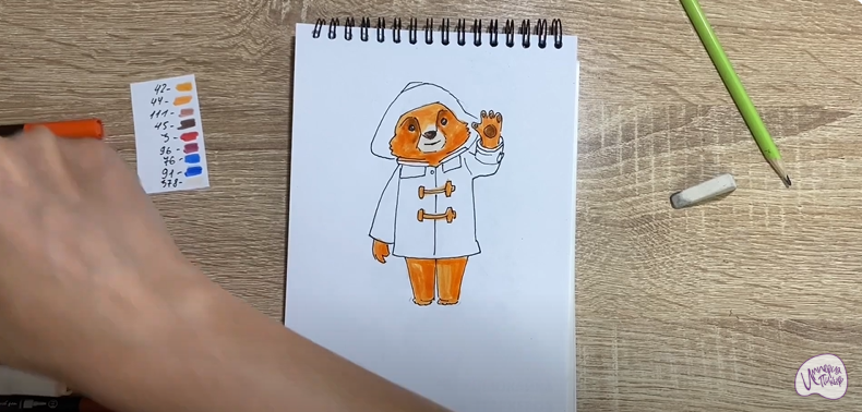 Рисуем Паддингтон