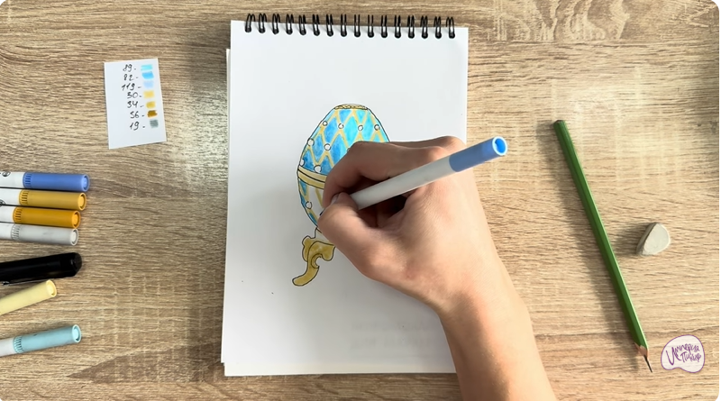 Рисуем Яйцо Фаберже