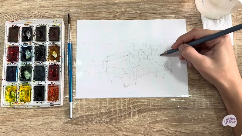 Рисуем Звенигород