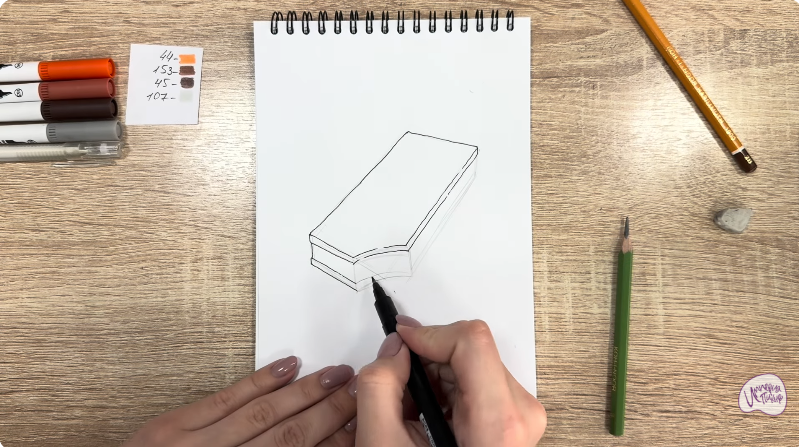 Рисуем Молочный ломтик