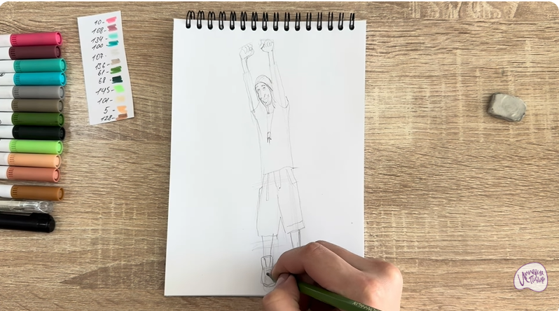 Рисуем Фред из "Город героев"