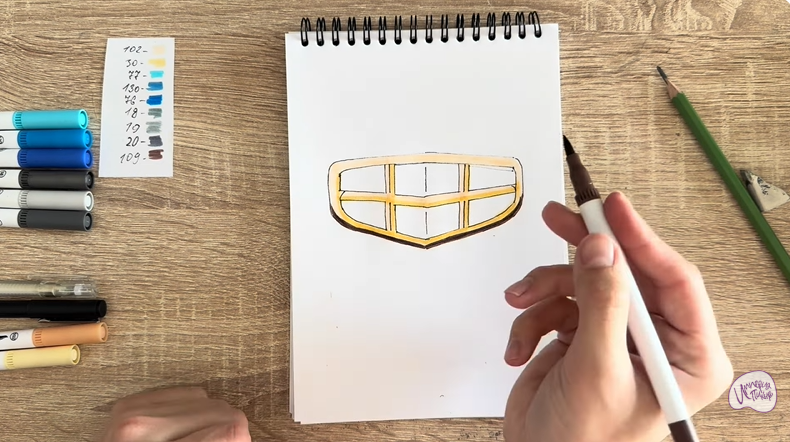 Рисуем Лого GEELY