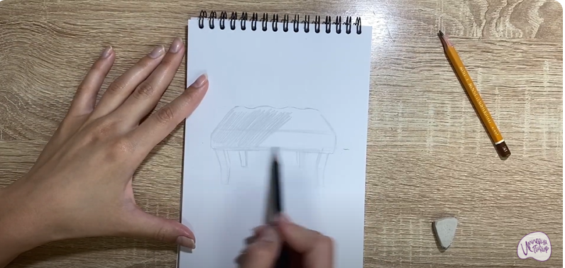 Рисуем Банкетка