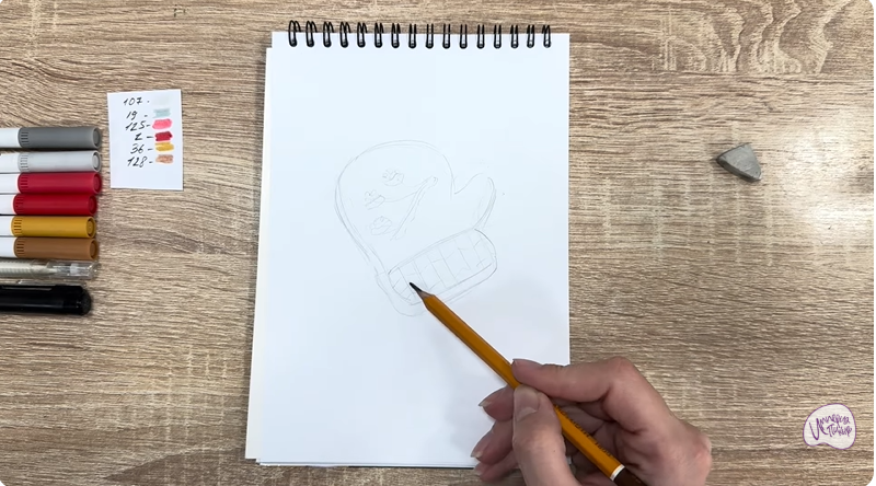 Рисуем Имбирный пряник