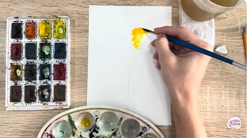 Рисуем Бессмертник