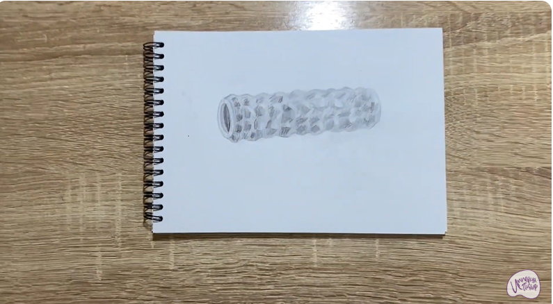 Рисуем Ролик массажный