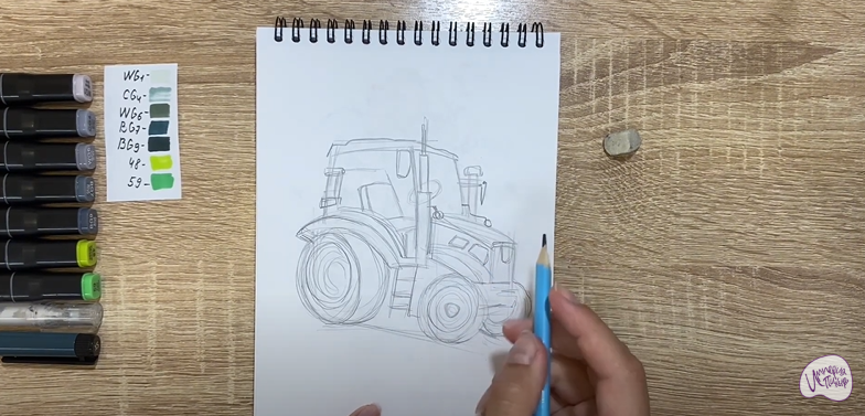 Рисуем Трактор