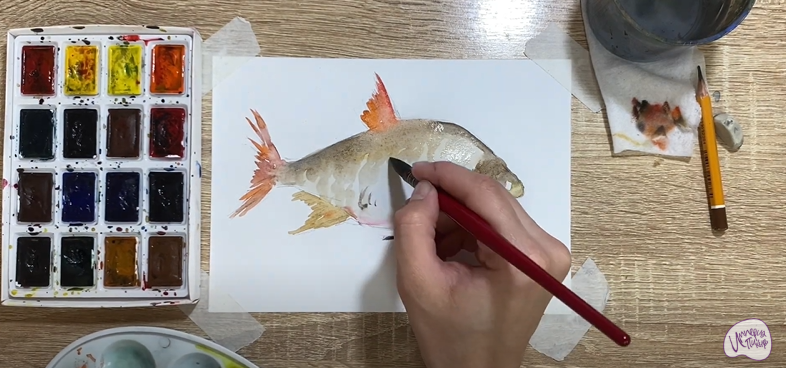 Рисуем Лещ