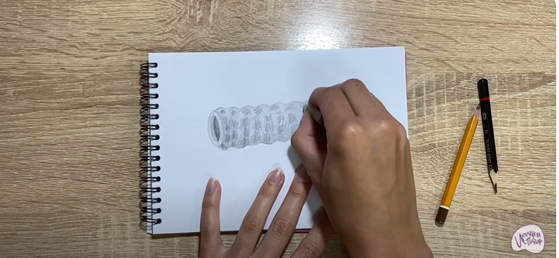 Рисуем Ролик массажный