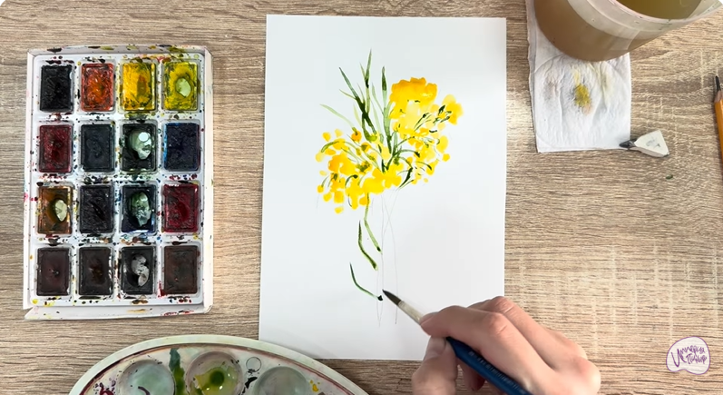 Рисуем Бессмертник