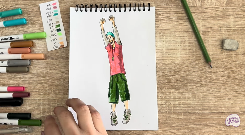 Рисуем Фред из "Город героев"