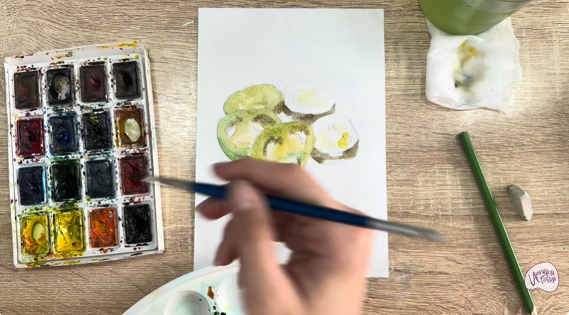 Рисуем Маринованные халапеньо