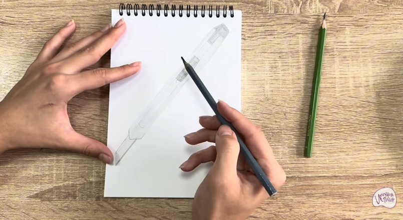 Рисуем Канцелярский нож