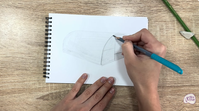 Рисуем Теплица из поликарбоната