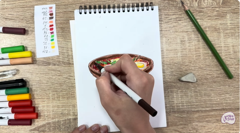 Рисуем Шакшука