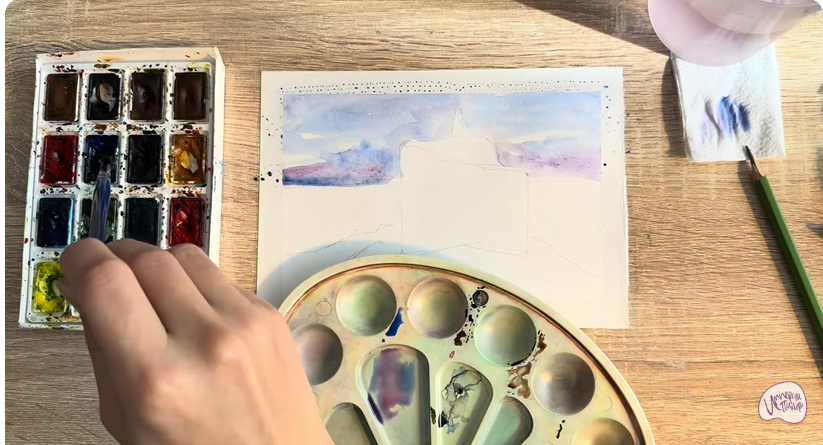 Рисуем Чобан-Кале