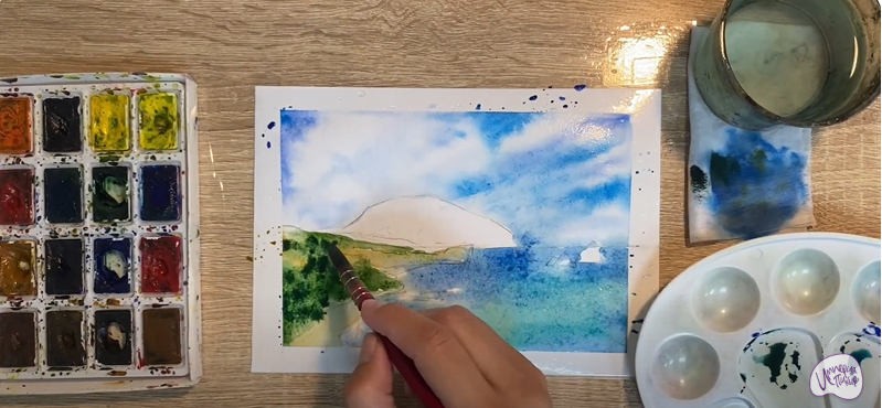 Рисуем Гурзуф