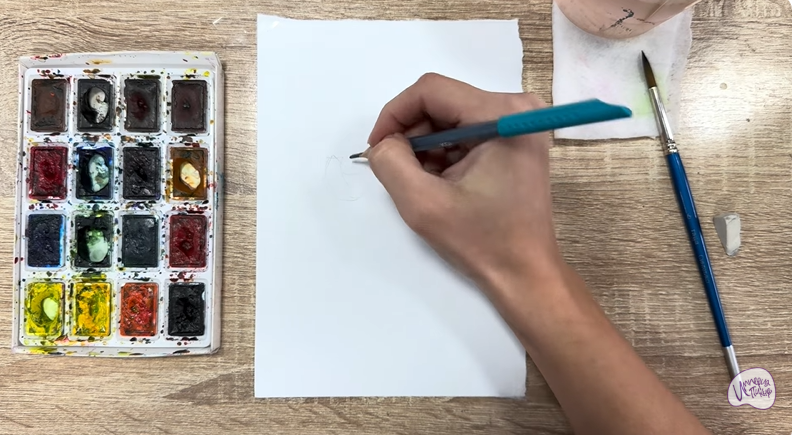 Рисуем Цедра лимона