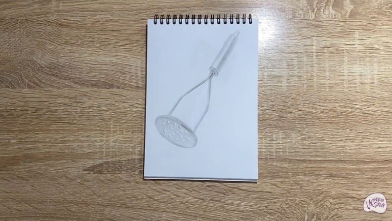 Рисуем Пресс для картофеля