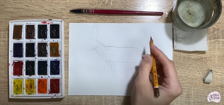 Рисуем Сайгак