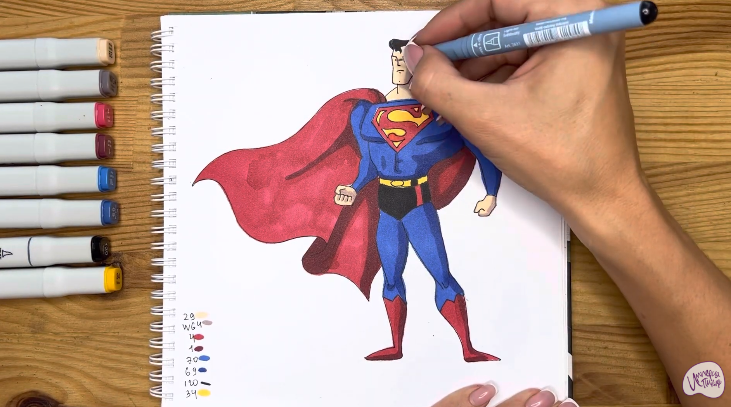 Рисуем Супермен