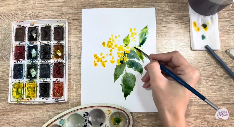 Рисуем Магония