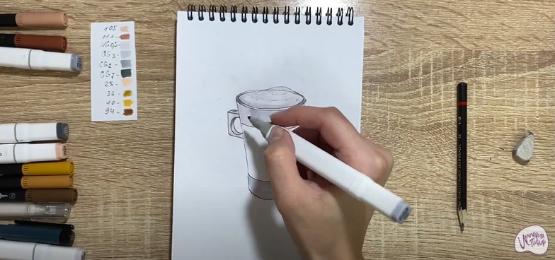 Рисуем Раф кофе