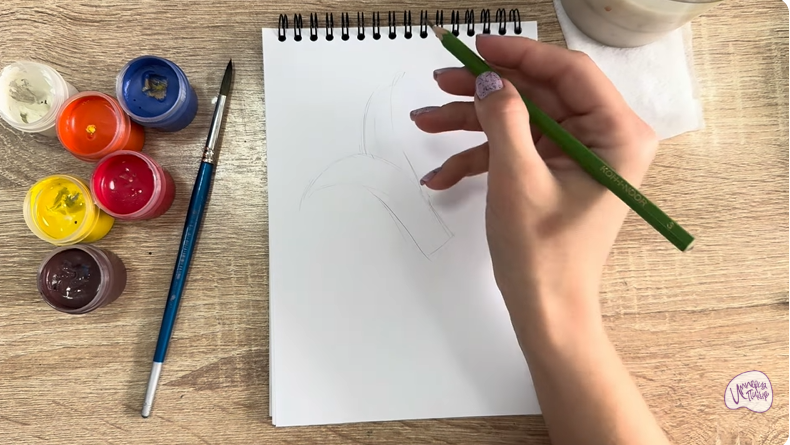 Рисуем Диптерокарпус