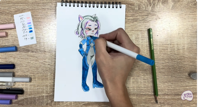 Рисуем Глэйсер из "Джи-Джи Бонд"