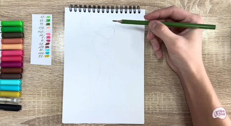 Рисуем Дриада из "Сказочный Патруль"